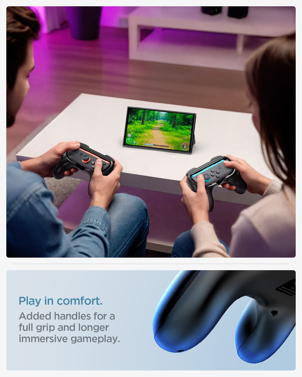 Spigen Joy-Con Grip NS100, black -  Nintendo Switch 2 (15)