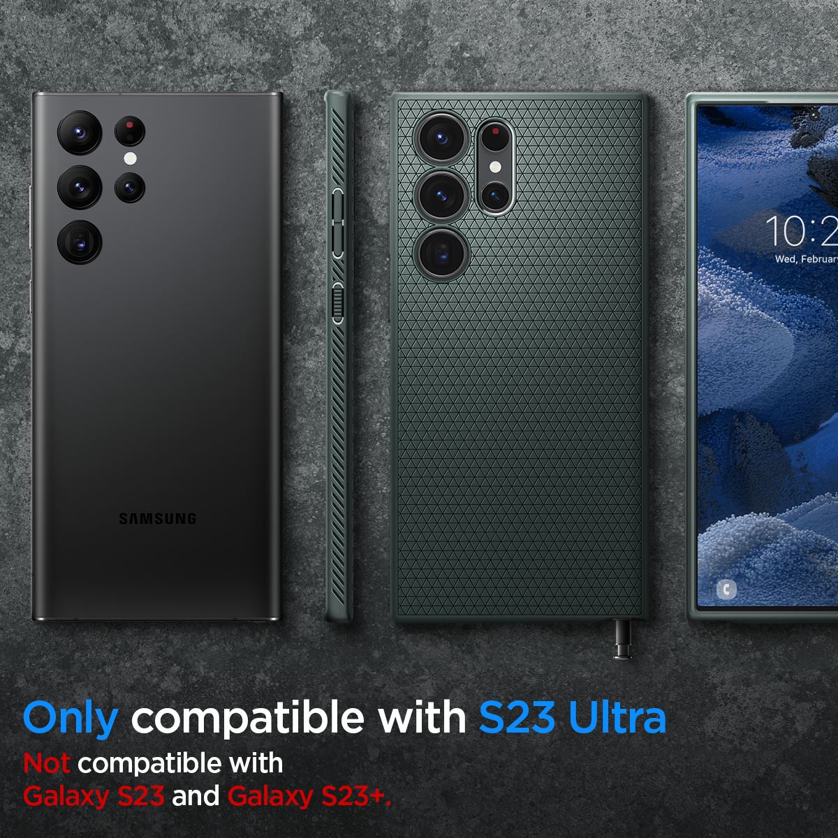 Spigen Liquid Air, green - Samsung Galaxy S23 Ultra (14)