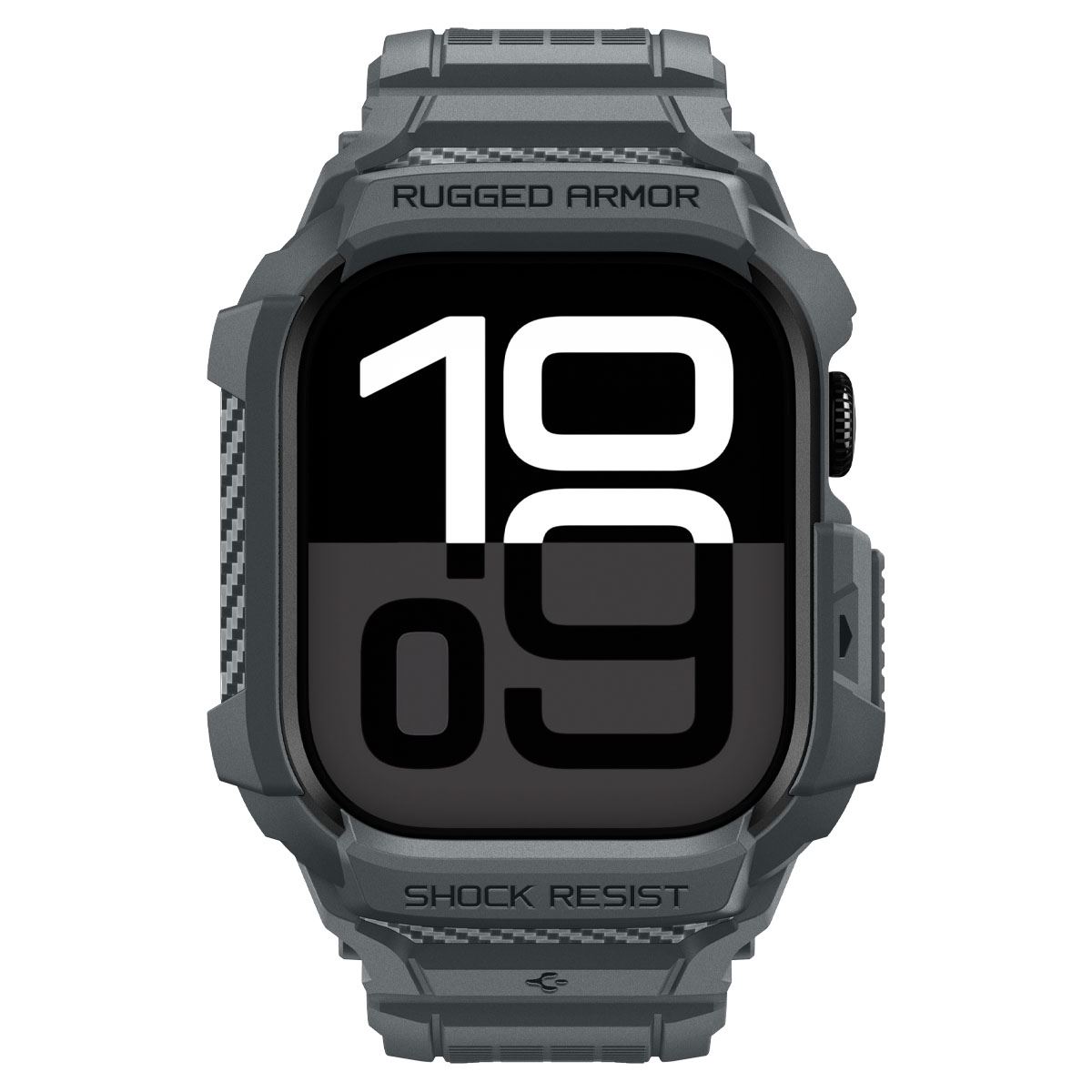 Spigen Rugged Armor Pro 2, dark gray - Apple Watch 11 46mm (2)