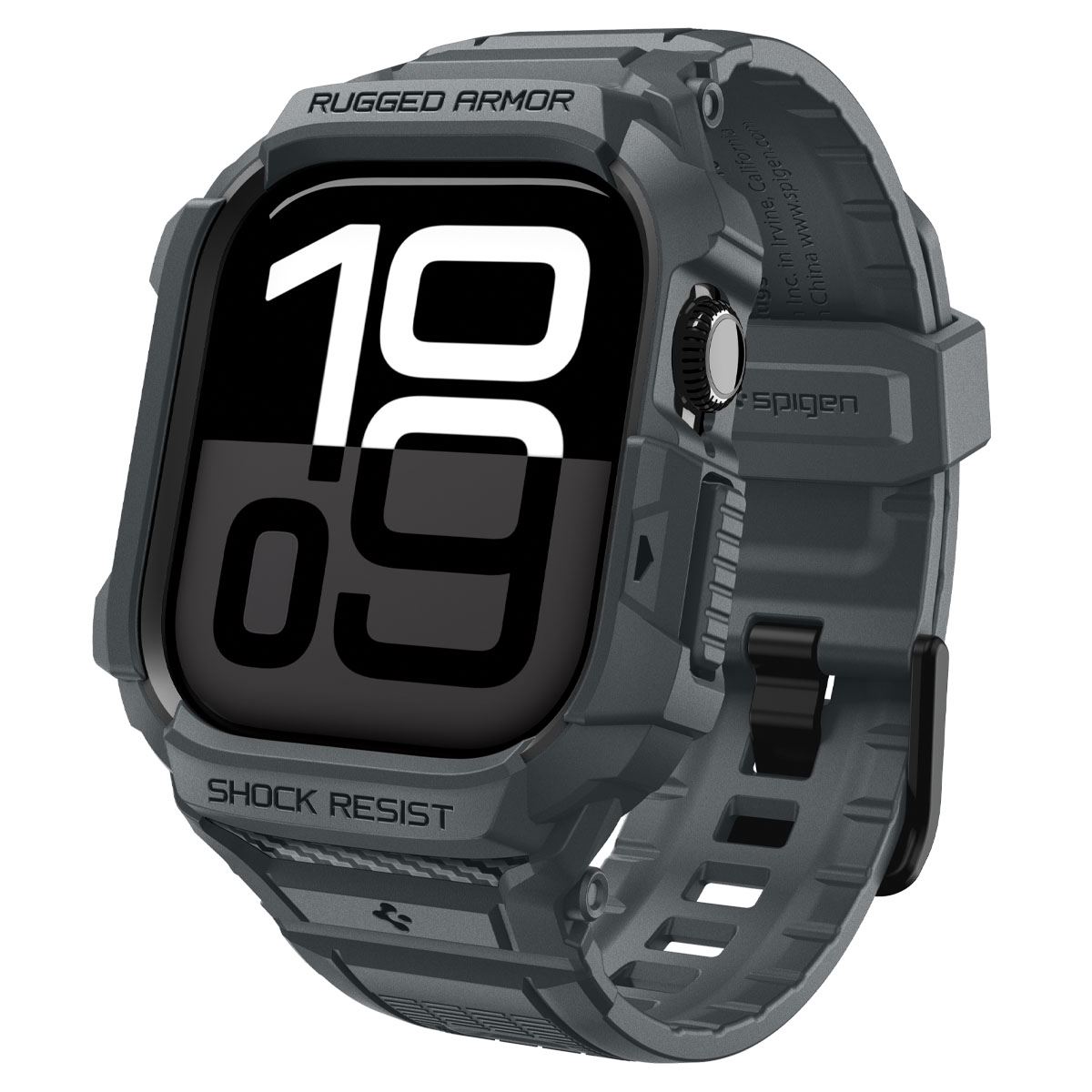 Spigen Rugged Armor Pro 2, dark gray - Apple Watch 11 46mm