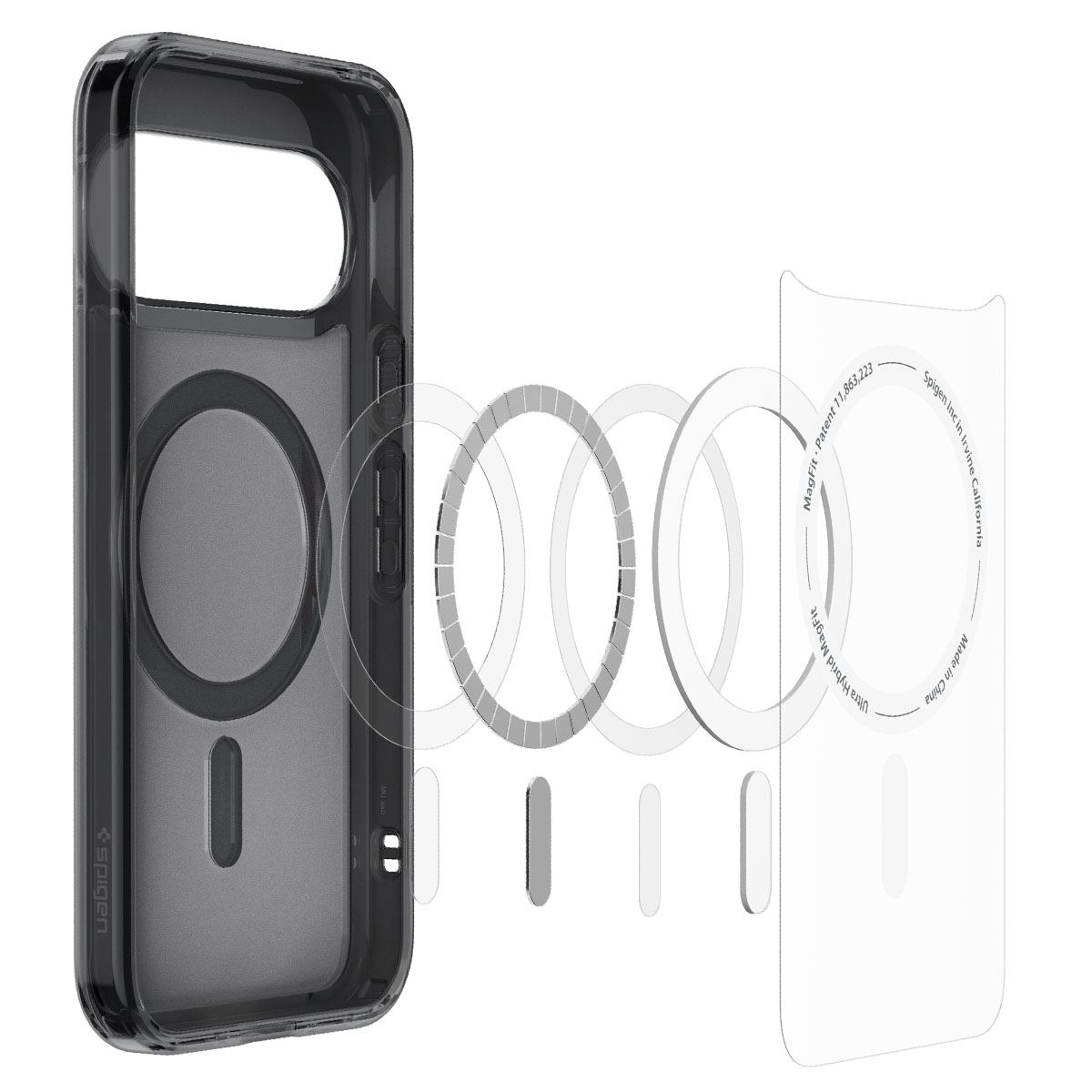 Spigen Ultra Hybrid MagSafe, frost black - Google Pixel 11 (8)