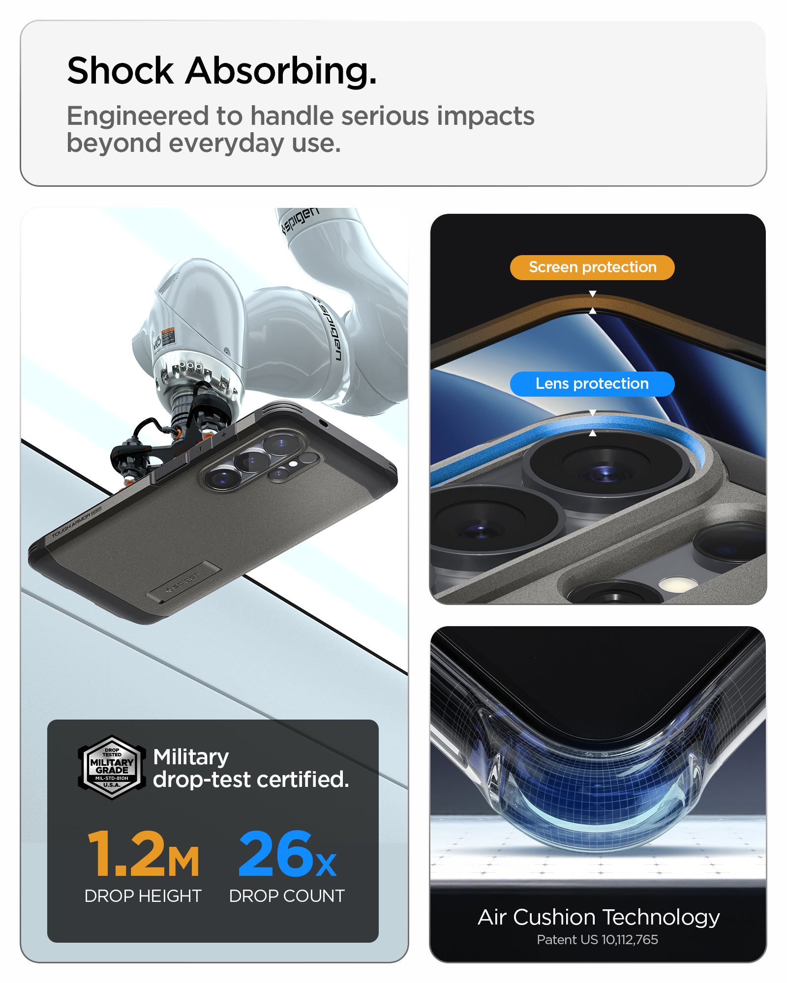 Spigen Tough Armor MagSafe, gunmetal - Samsung Galaxy S26 Ultra (13)