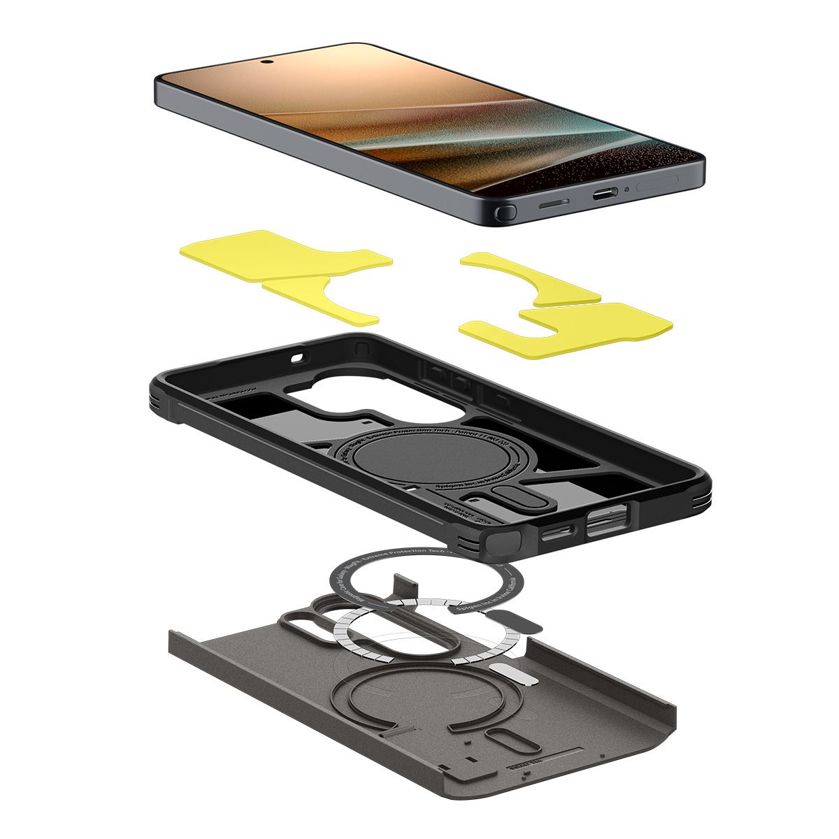 Spigen Tough Armor MagSafe, gunmetal - Samsung Galaxy S26 Ultra (7)