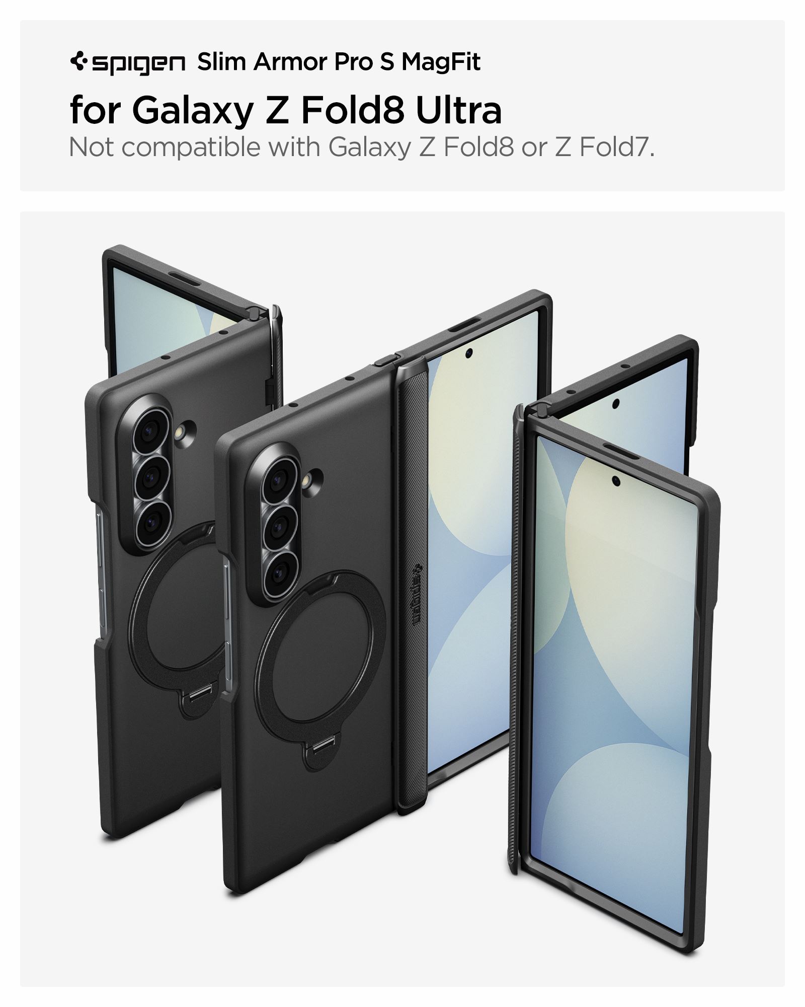 Spigen Slim Armor Pro S MagSafe, black - Samsung Galaxy Z Fold8 Ultra (15)