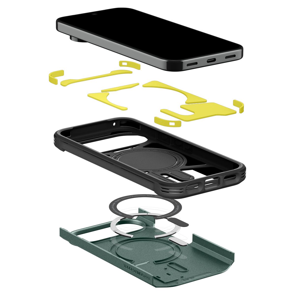 Spigen Tough Armor MagSafe, abyss green - Google Pixel 11 Pro (11)