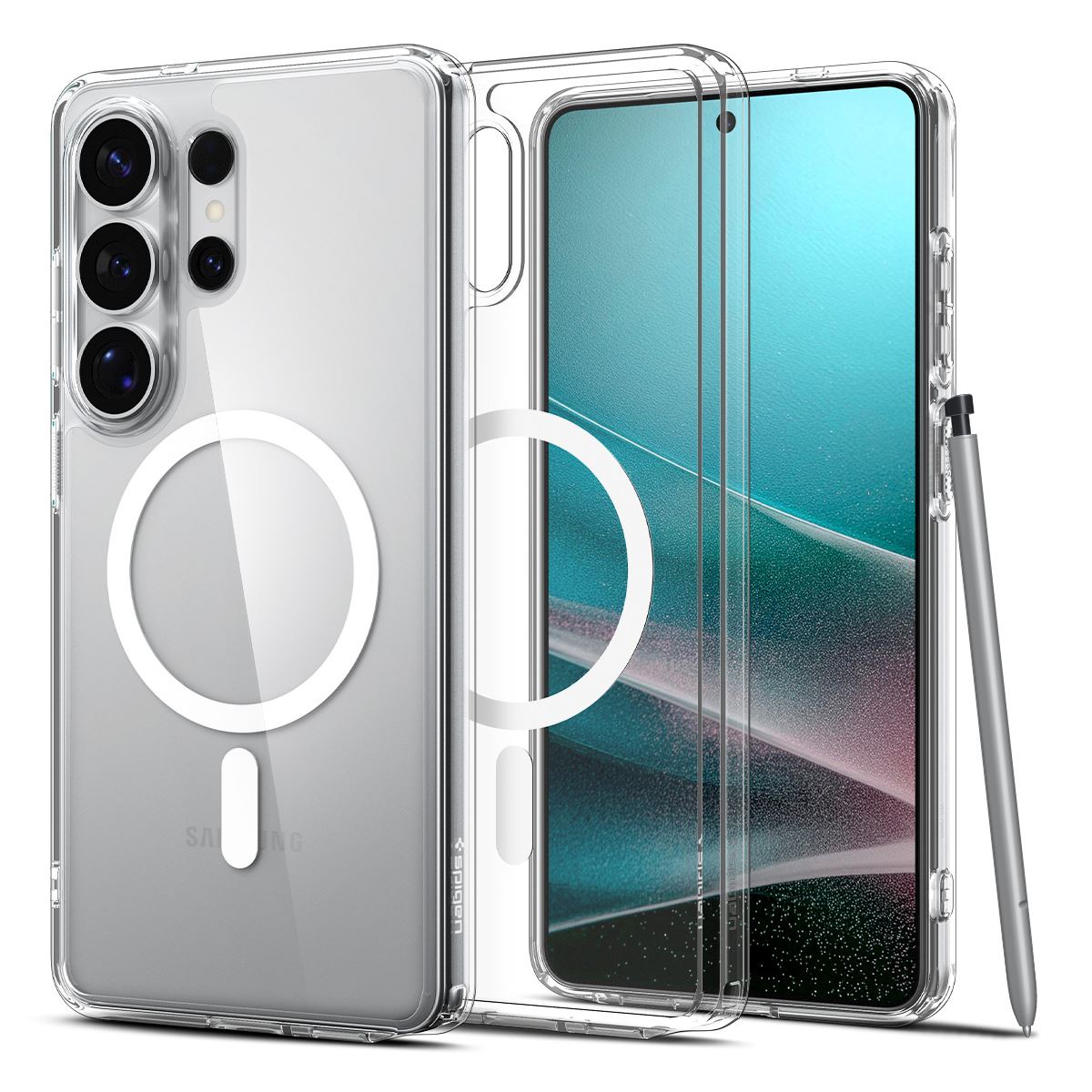 Spigen Ultra Hybrid MagSafe, clear white - Samsung Galaxy S26 Ultra