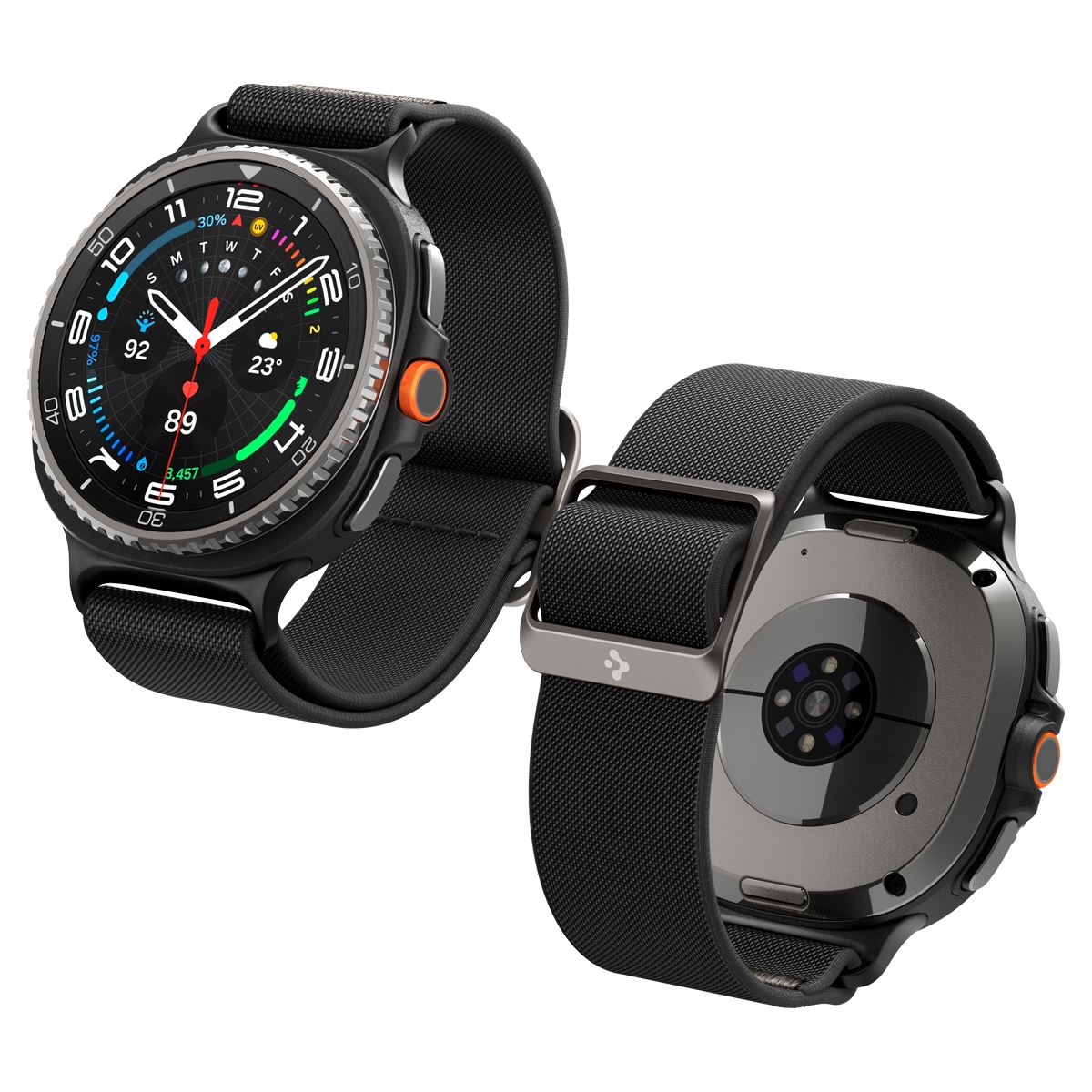 Spigen Lite Fit Band, black - Samsung Galaxy Watch 8 46mm/44mm/40mm (7)