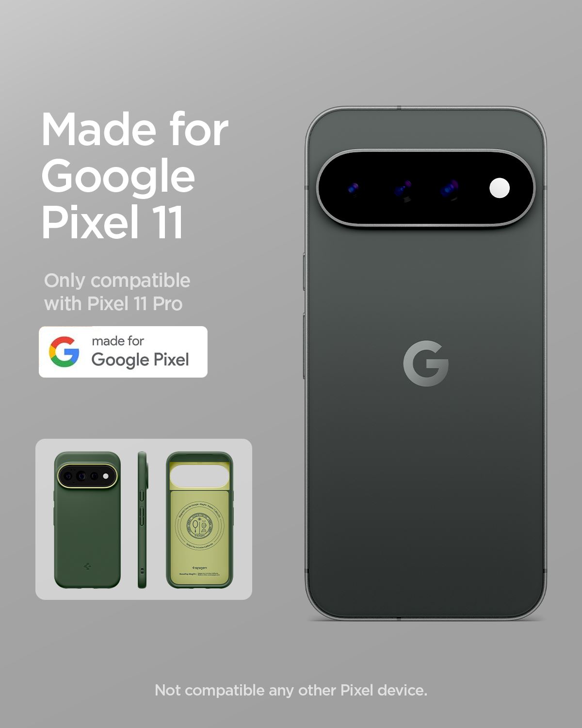 Spigen Nano Pop MagSafe, avo green - Google Pixel 11 Pro (11)