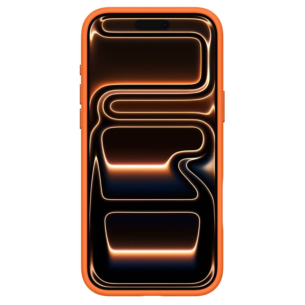 Spigen Silicone Fit MagSafe, cosmic orange - iPhone 17 Pro Max (4)