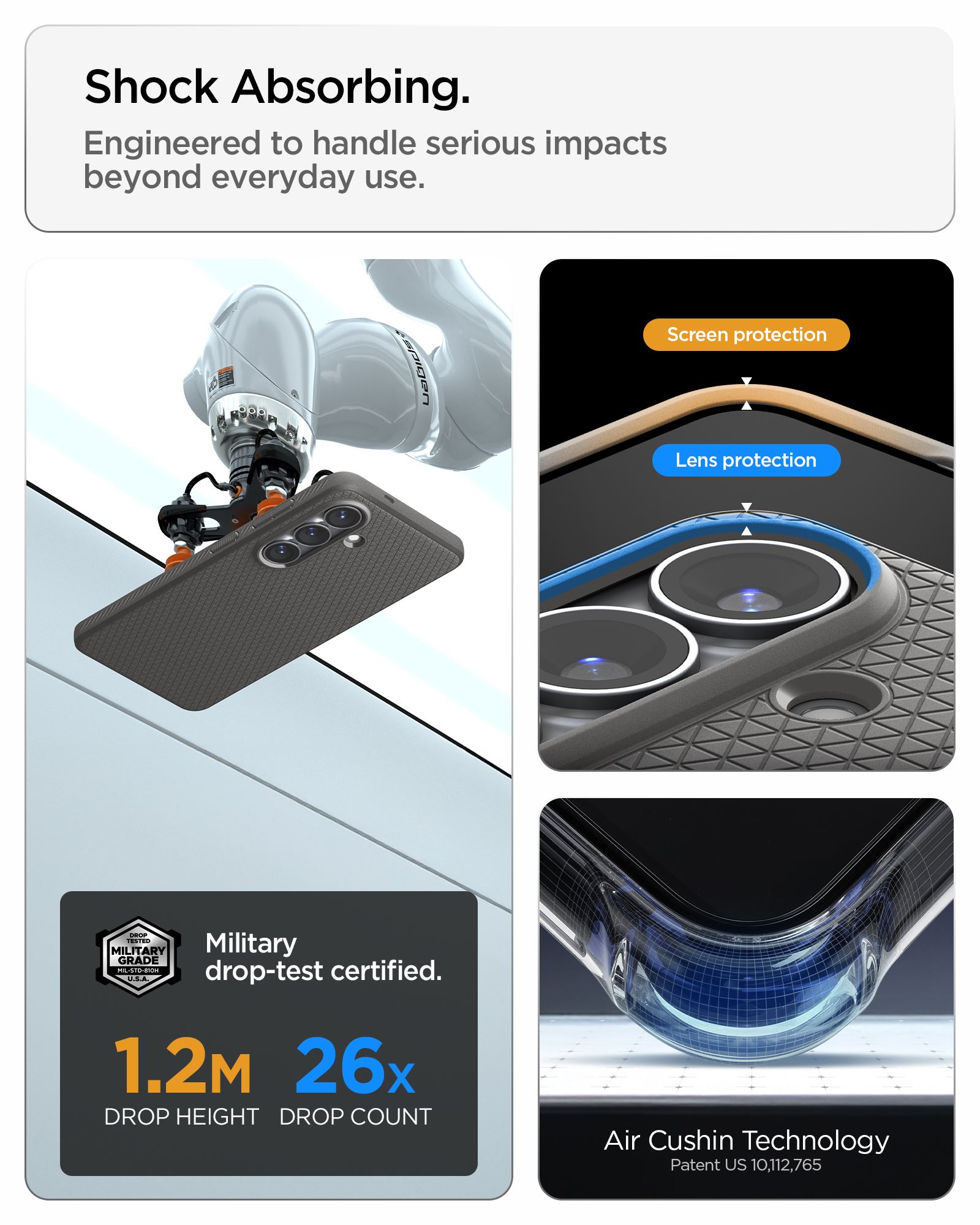 Spigen Liquid Air MagSafe, marble gray - Samsung Galaxy S26 (21)