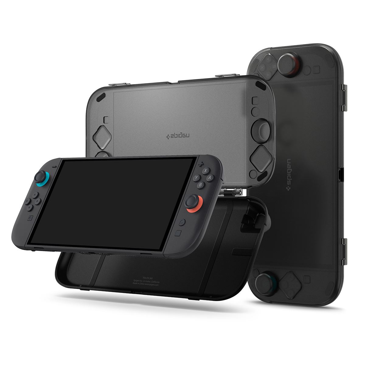 Spigen Thin Fit 360, frost black - Nintendo Switch 2 (1)
