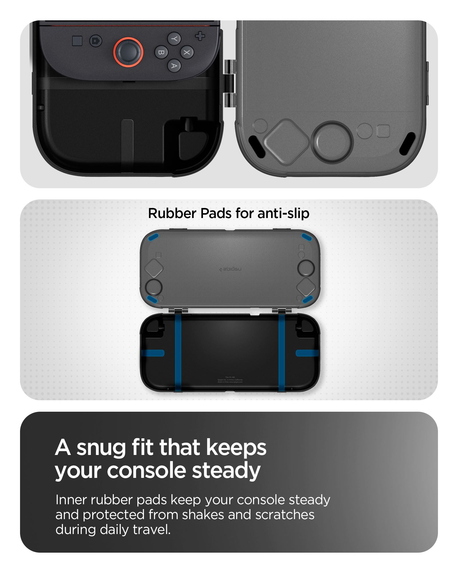 Spigen Thin Fit 360, frost black - Nintendo Switch 2 (14)