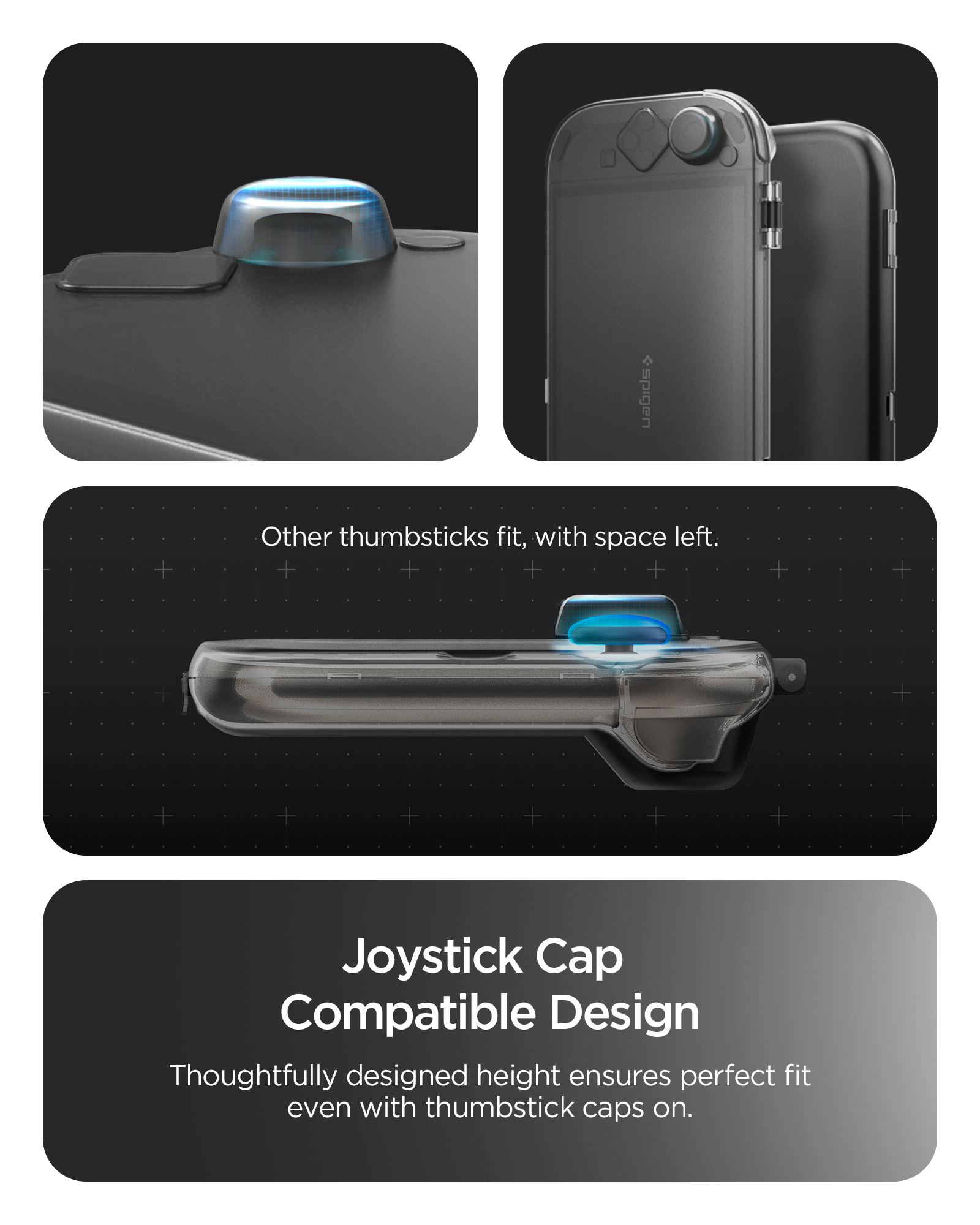 Spigen Thin Fit 360, frost black - Nintendo Switch 2 (17)