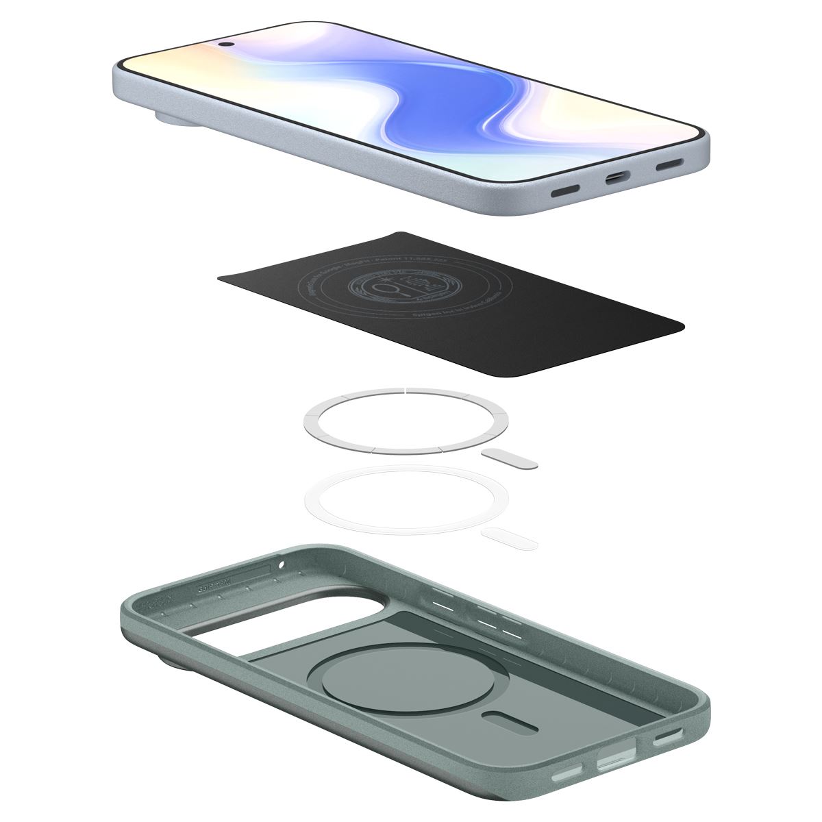 Spigen Thin Fit MagSafe, sage green - Google Pixel 10 Pro/Pixel 10 (10)