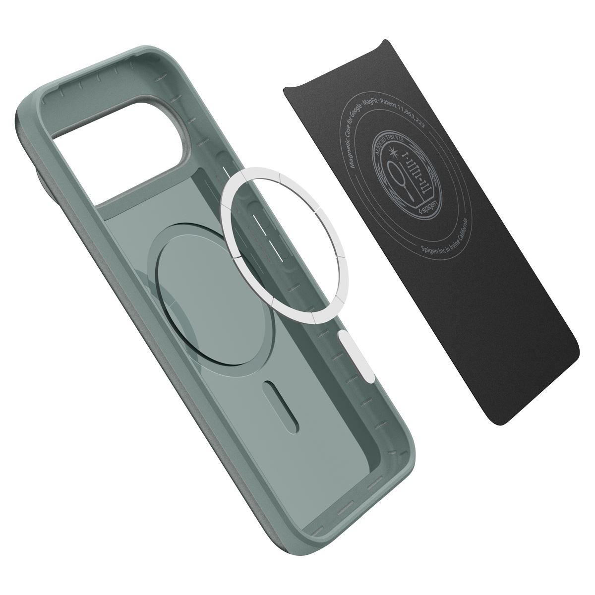 Spigen Thin Fit MagSafe, sage green - Google Pixel 10 Pro/Pixel 10 (11)