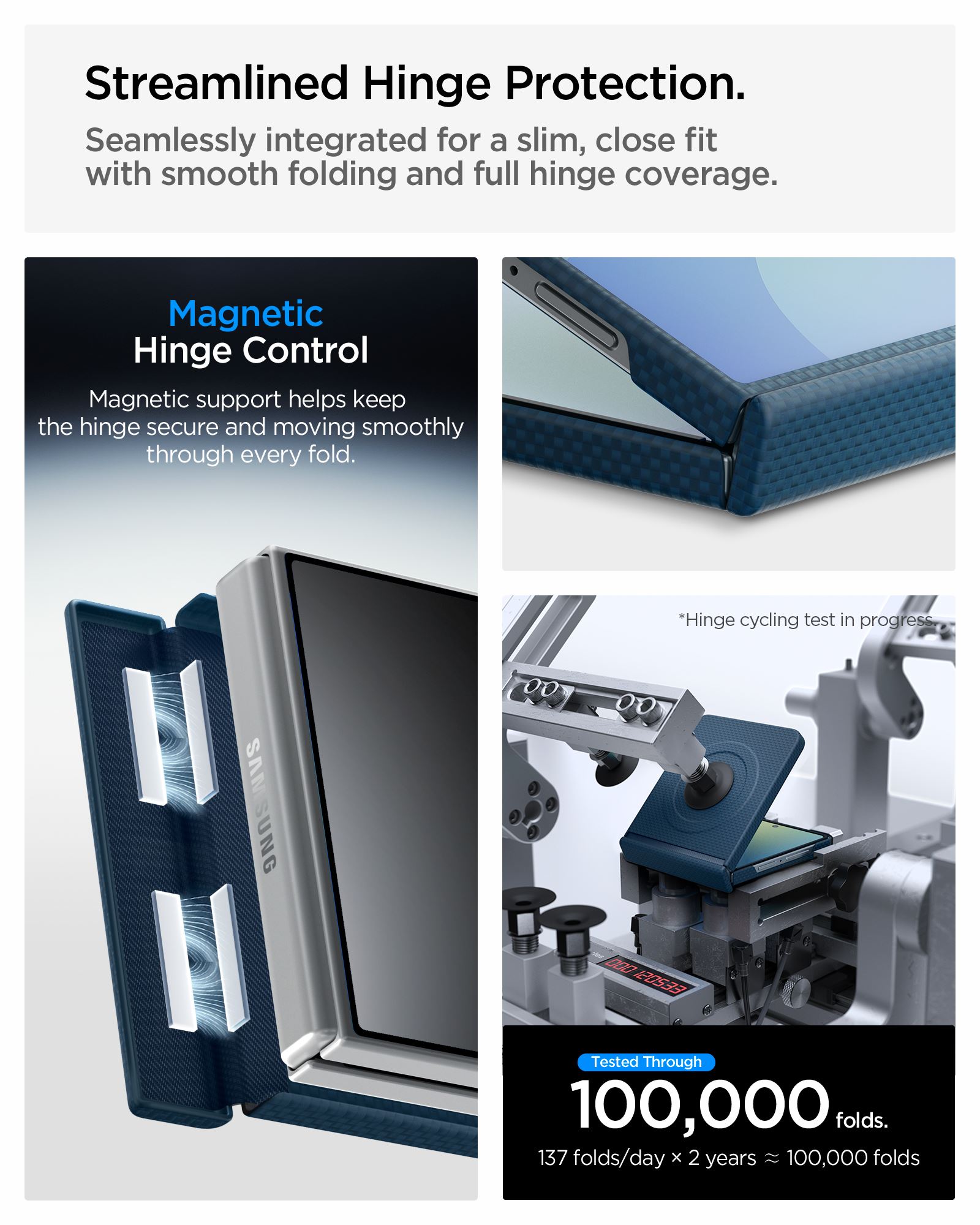 Spigen Air Skin Aramid MagSafe, navy - Samsung Galaxy Z Flip8 (20)