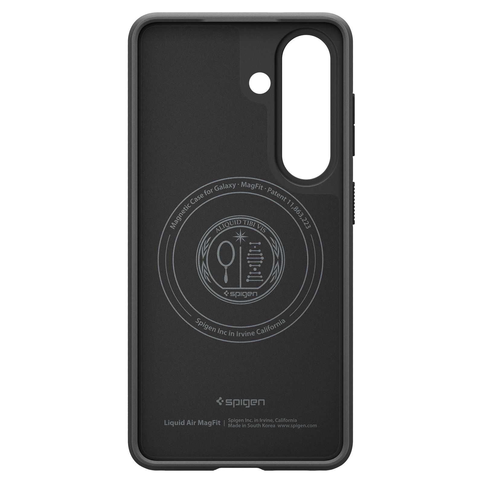 Spigen Liquid Air MagSafe, matte black - Samsung Galaxy S26+ (4)