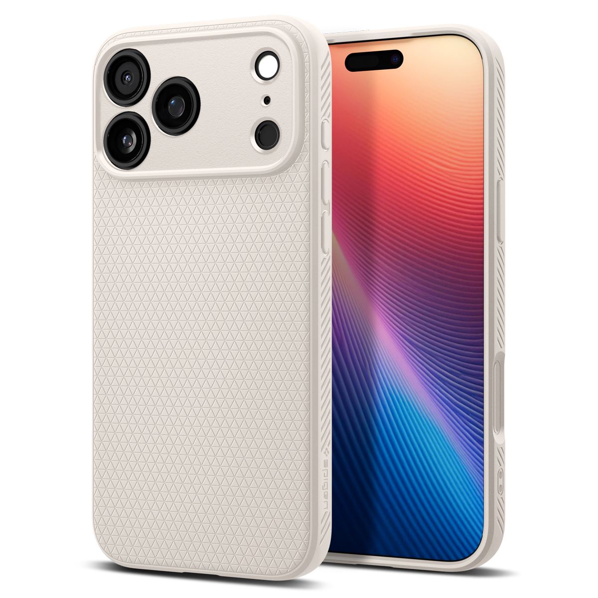 Spigen Liquid Air, natural titanium - iPhone 17 Pro Max (1)