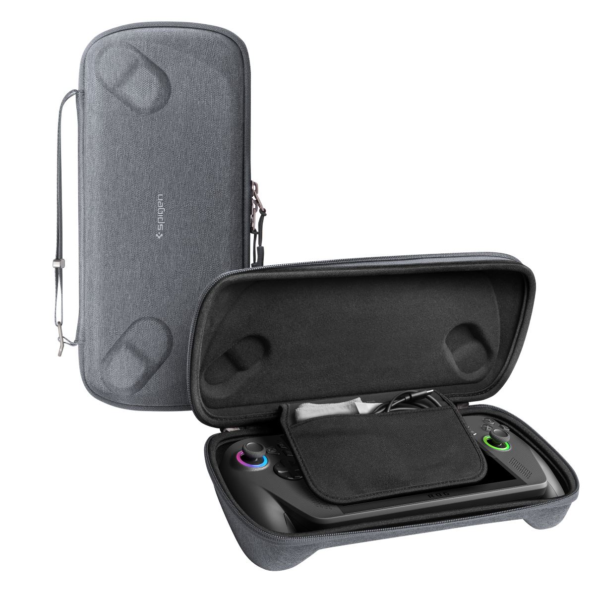 Spigen Klasden Pouch, charcoal gray - Asus ROG Xbox Ally/Ally X (1)