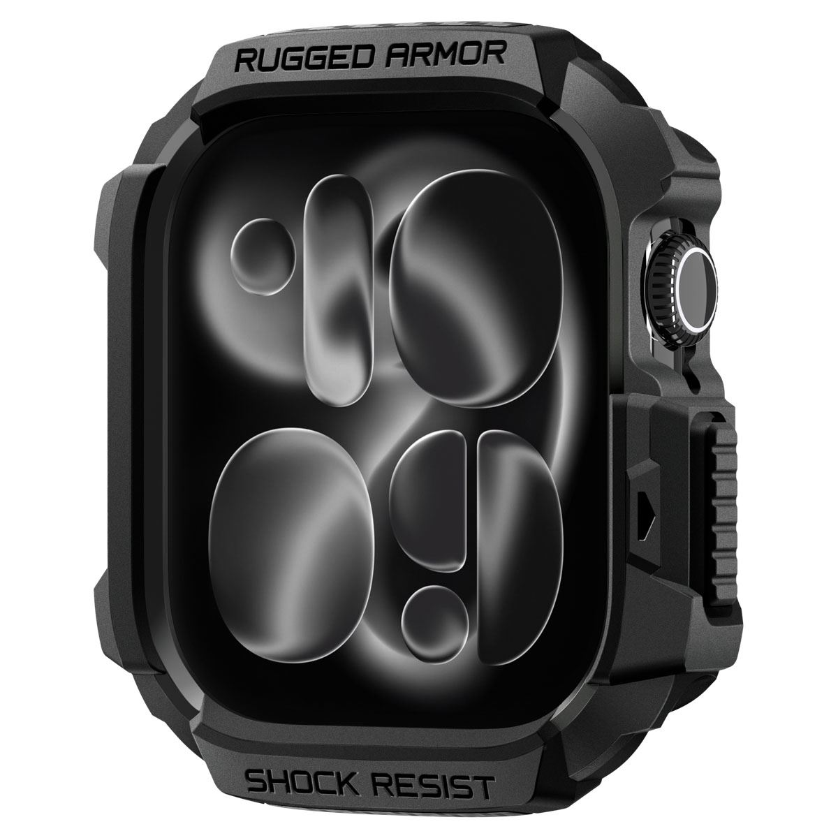 Spigen Rugged Armor 2, matte black - Apple Watch 11 42mm (2)