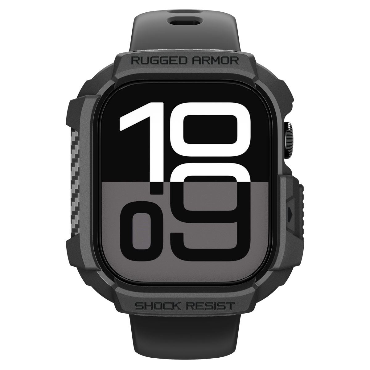 Spigen Rugged Armor 2, matte black - Apple Watch 11 42mm (5)