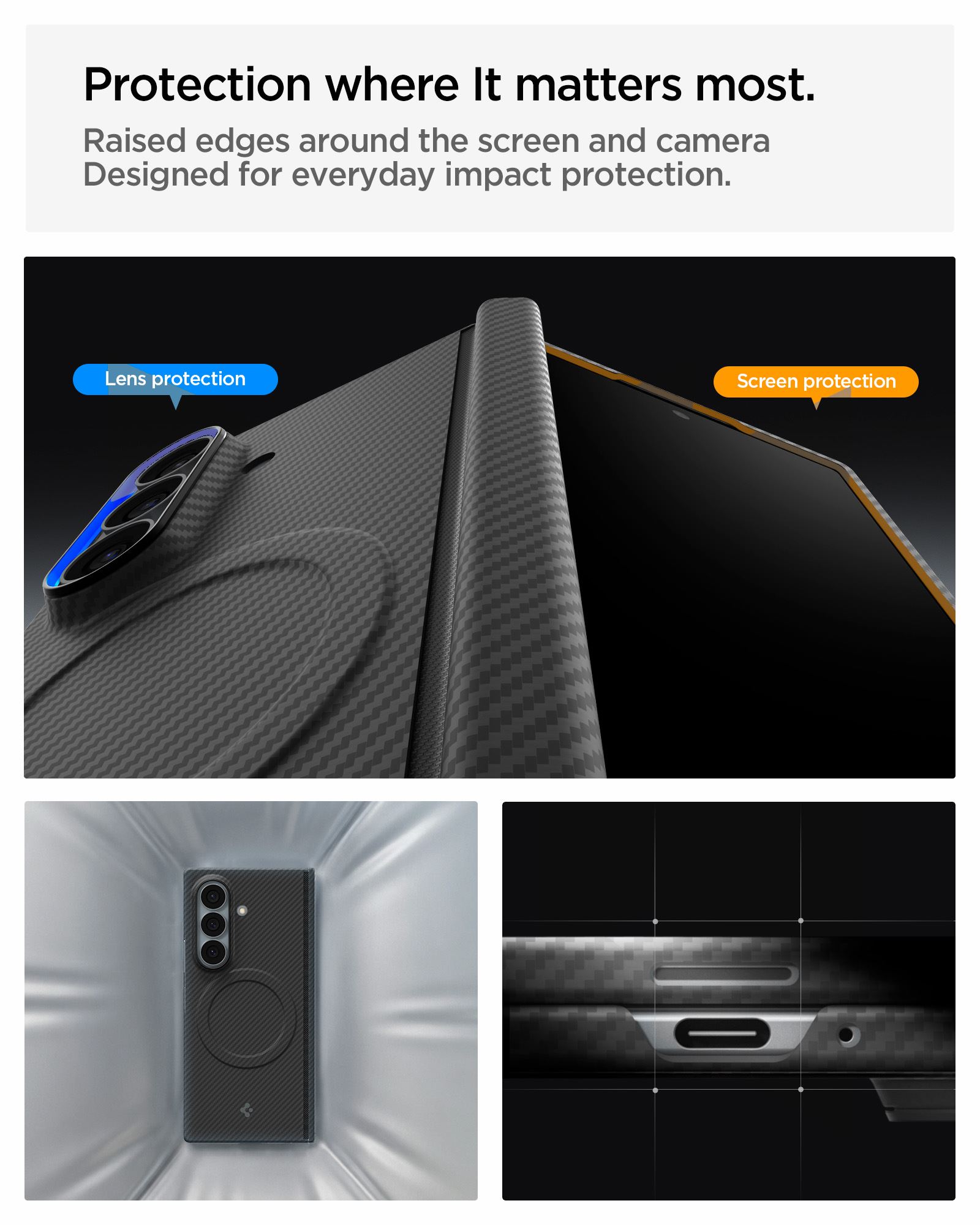 Spigen Air Skin Aramid MagSafe, black - Samsung Galaxy Z Fold8 Ultra (19)