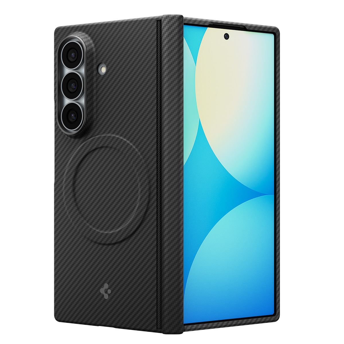Spigen Air Skin Aramid MagSafe, black - Samsung Galaxy Z Fold8 Ultra (5)