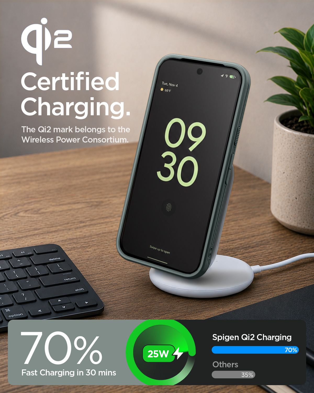 Spigen Liquid Air MagSafe, abyss green - Google Pixel 11 (13)