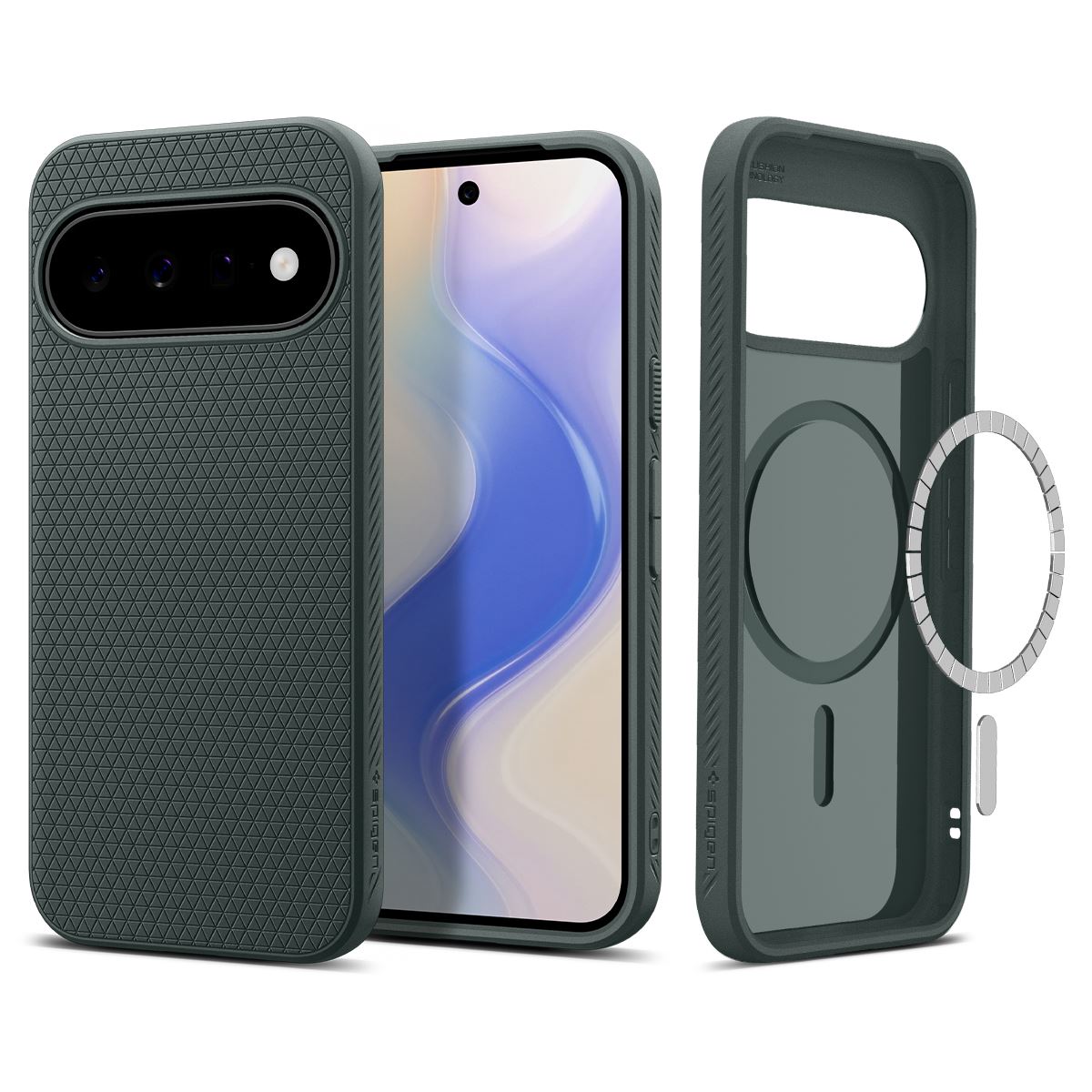 Spigen Liquid Air MagSafe, abyss green - Google Pixel 11