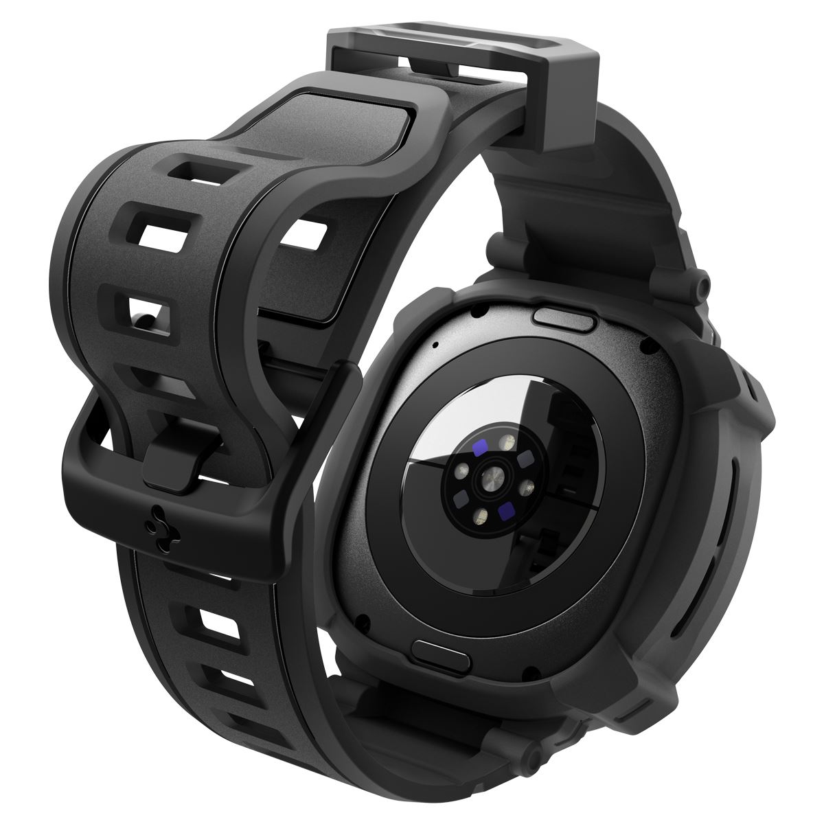 Spigen Rugged Armor Pro, matte black - Samsung Galaxy Watch Ultra 2 47mm (11)