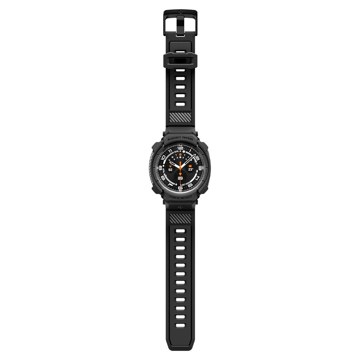 Spigen Rugged Armor Pro, matte black - Samsung Galaxy Watch Ultra 2 47mm (12)