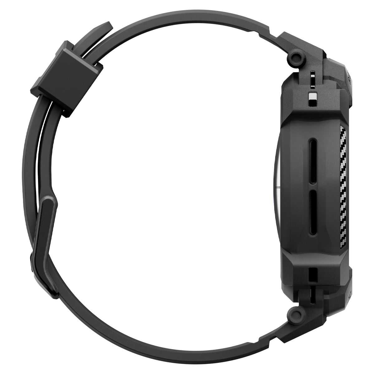 Spigen Rugged Armor Pro, matte black - Samsung Galaxy Watch Ultra 2 47mm (7)