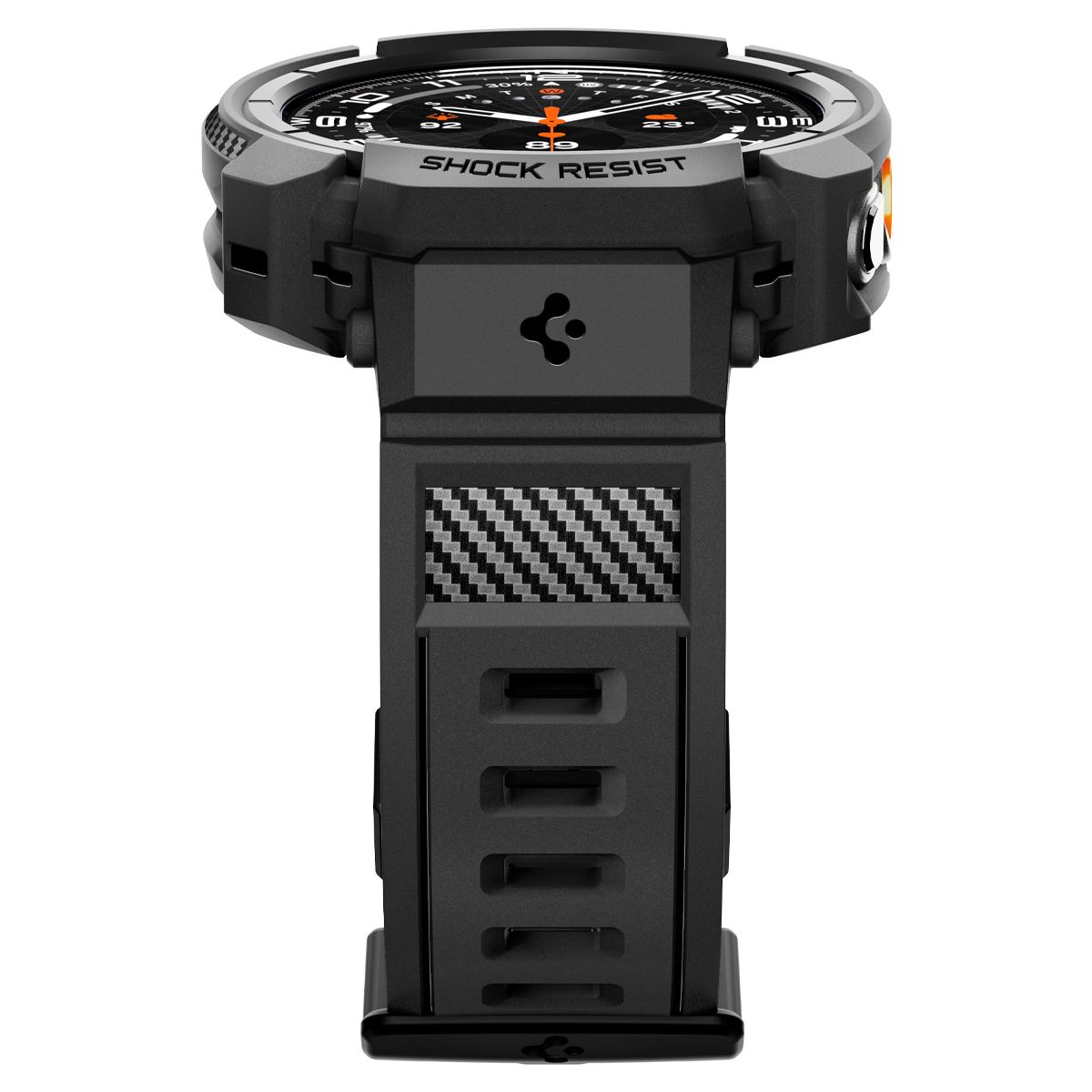 Spigen Rugged Armor Pro, matte black - Samsung Galaxy Watch Ultra 2 47mm (8)
