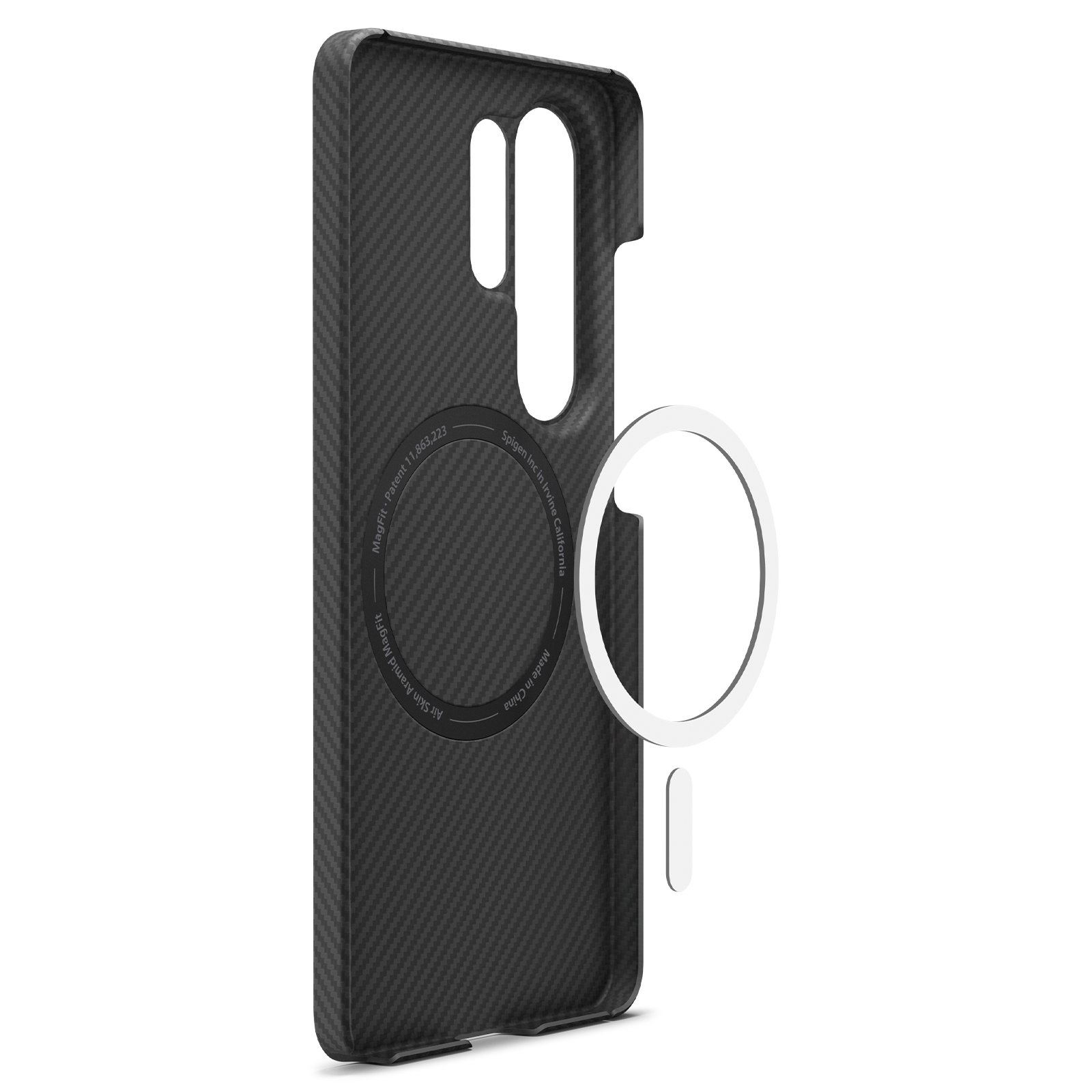 Spigen Air Skin Aramid MagSafe, black - Samsung Galaxy S26 Ultra (10)