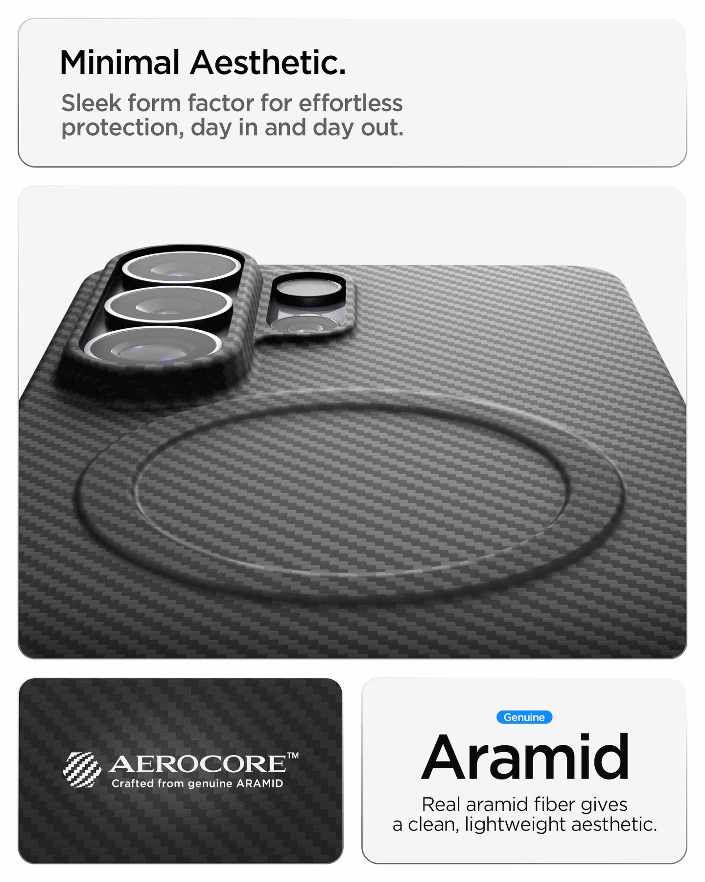 Spigen Air Skin Aramid MagSafe, black - Samsung Galaxy S26 Ultra (16)