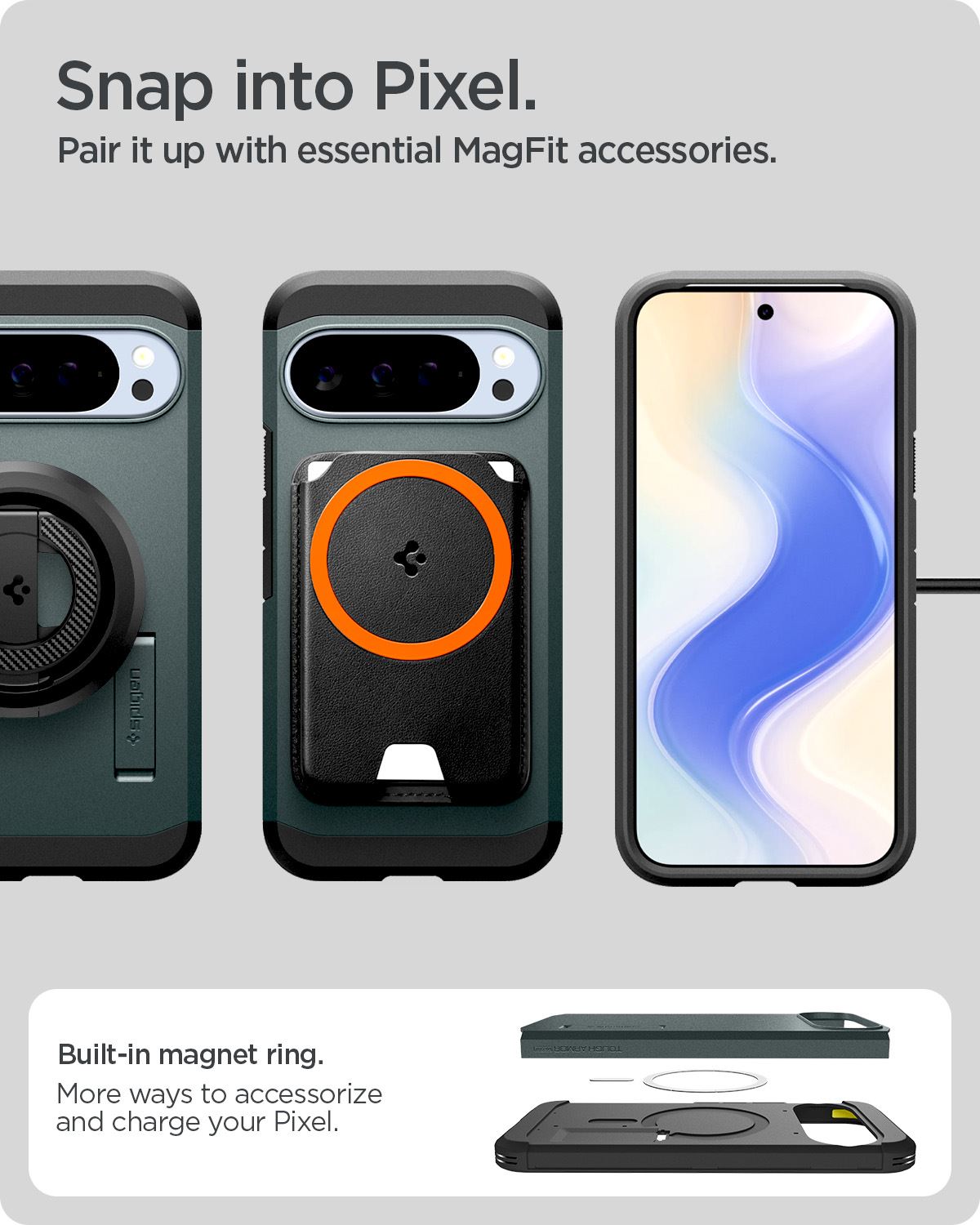 Spigen Tough Armor MagSafe, abyss green - Google Pixel 10 Pro XL (16)
