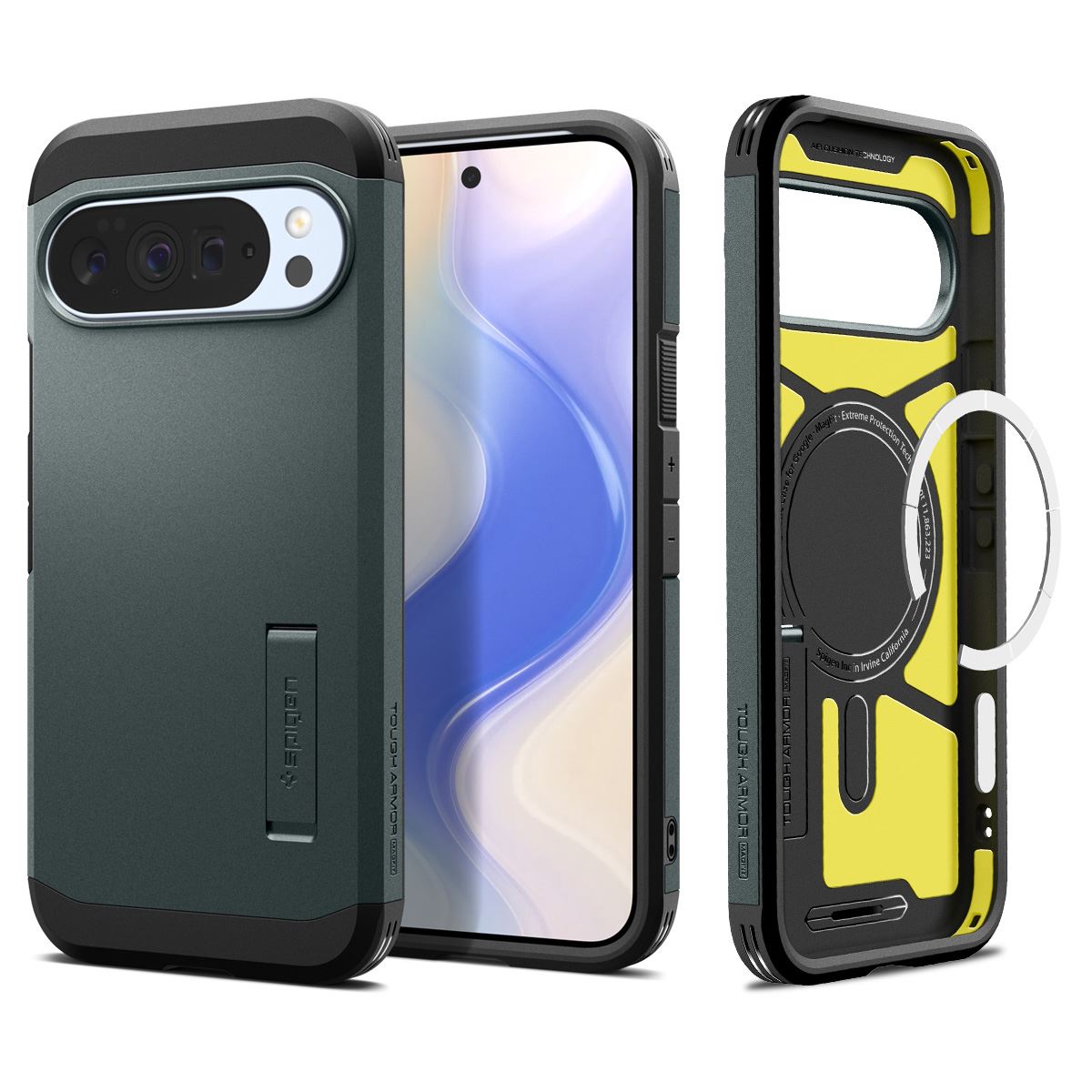 Spigen Tough Armor MagSafe, abyss green - Google Pixel 10 Pro XL
