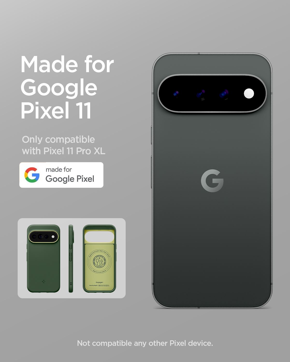 Spigen Nano Pop MagSafe, avo green - Google Pixel 11 Pro XL (11)