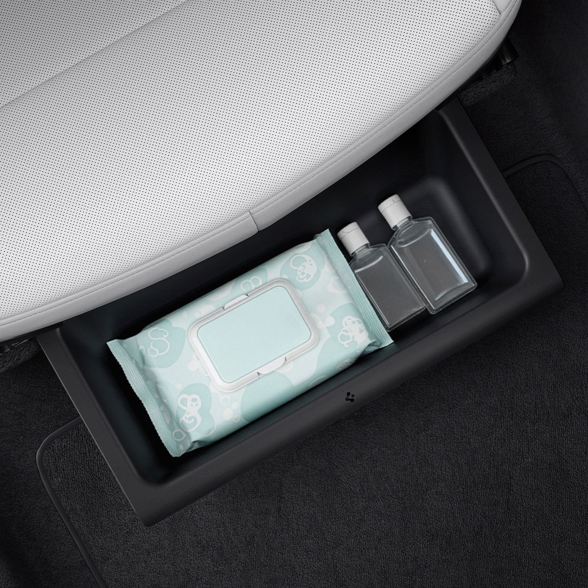 Spigen Tesla Underseat Storage Organizer, black - Tesla Model Y(Juniper) (10)