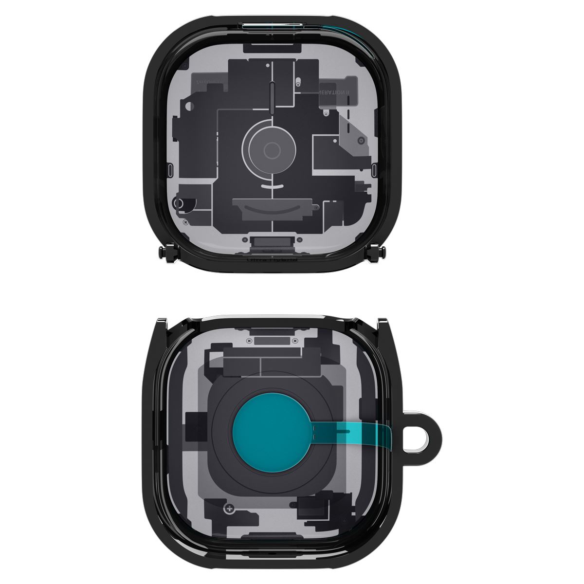 Spigen Ultra Hybrid, zero one black - Samsung Galaxy Buds 4 Pro/4 (8)