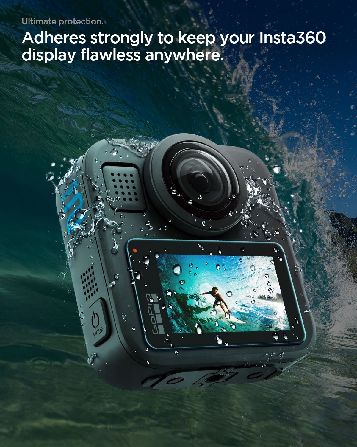 Spigen Glass tR Slim 2 Pack - GoPro MAX 2 (12)