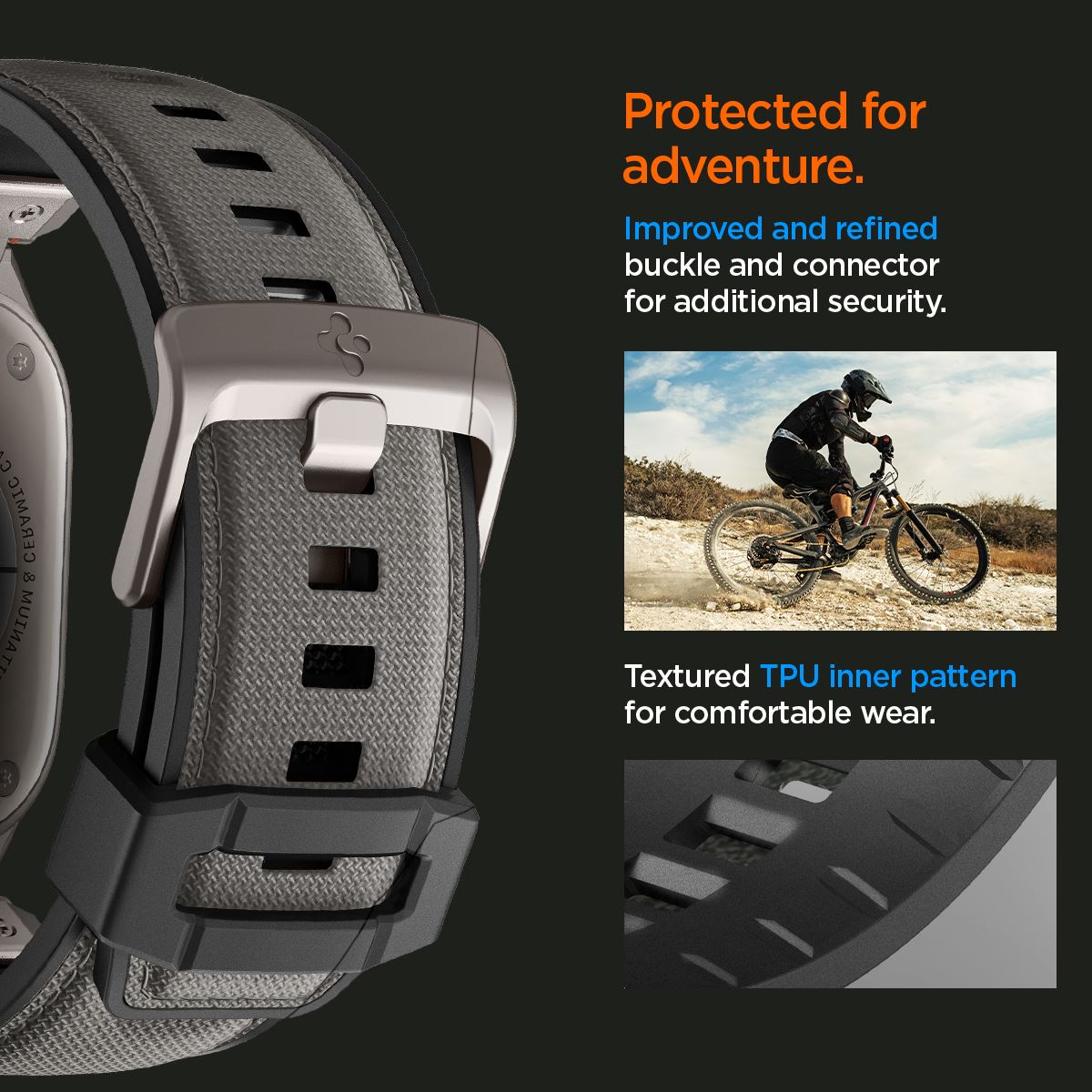 Spigen DuraPro Armor, gray - Apple Watch 49mm/46mm/45mm/44mm (12)