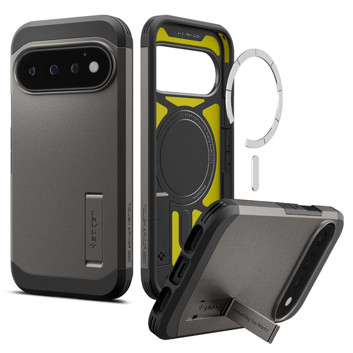 Spigen Tough Armor MagSafe, gunmetal - Google Pixel 11 Pro (2)