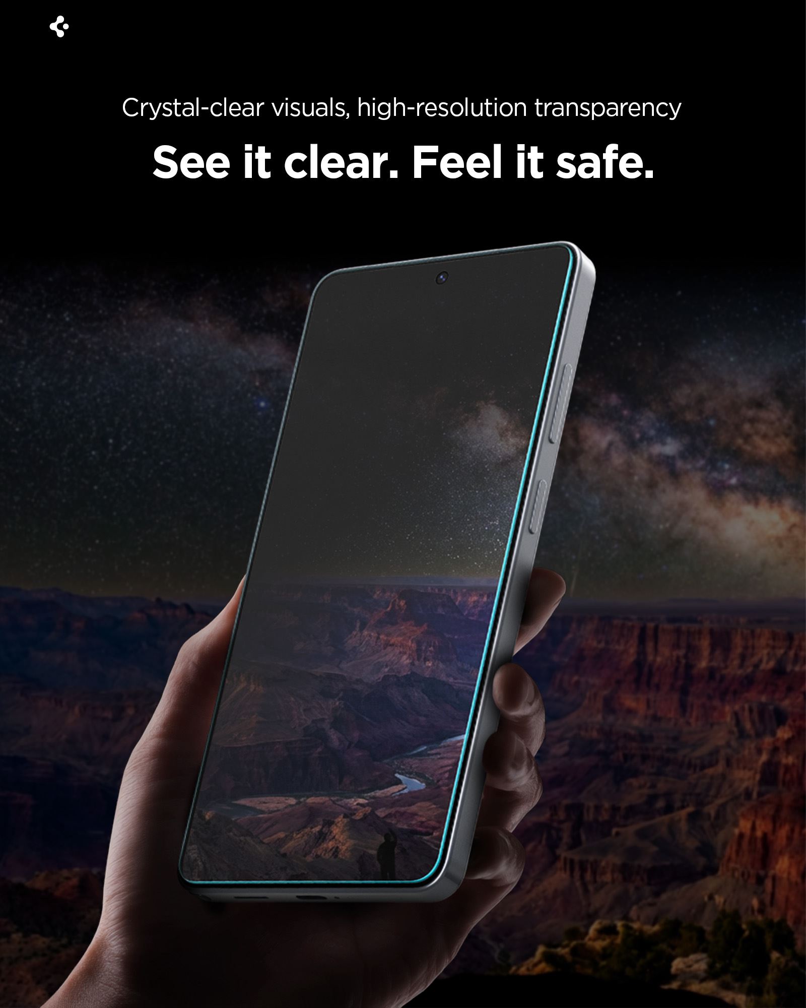 Spigen Glass tR EZ Fit Pro HD (Privacy) 2 Pack, transparency - Samsung Galaxy S26 (16)