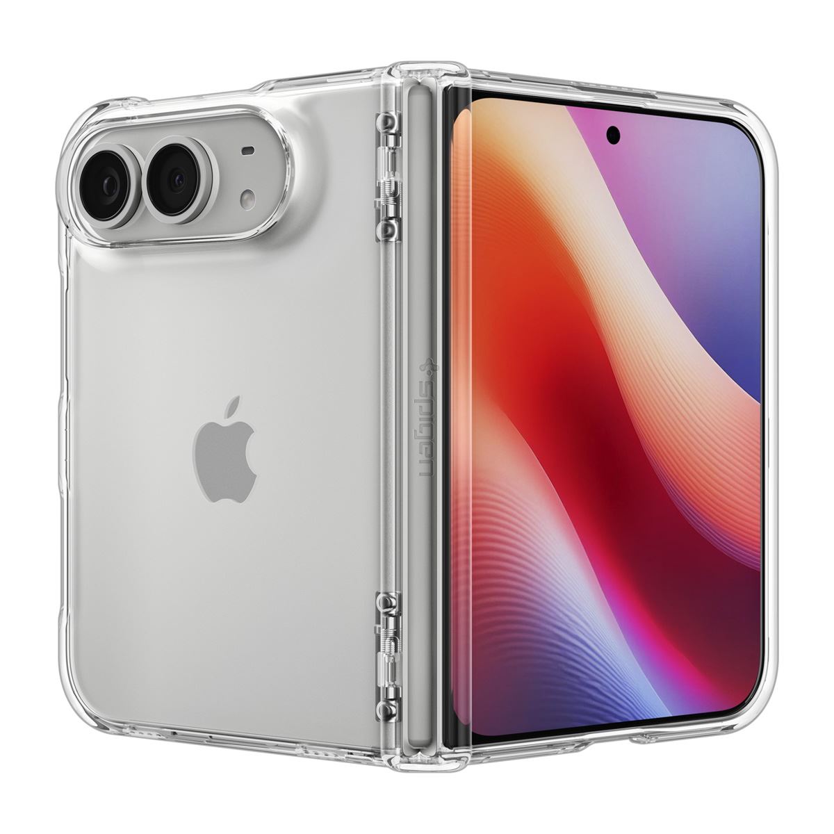 Spigen Ultra Hybrid Pro, crystal clear - iPhone Duo (5)