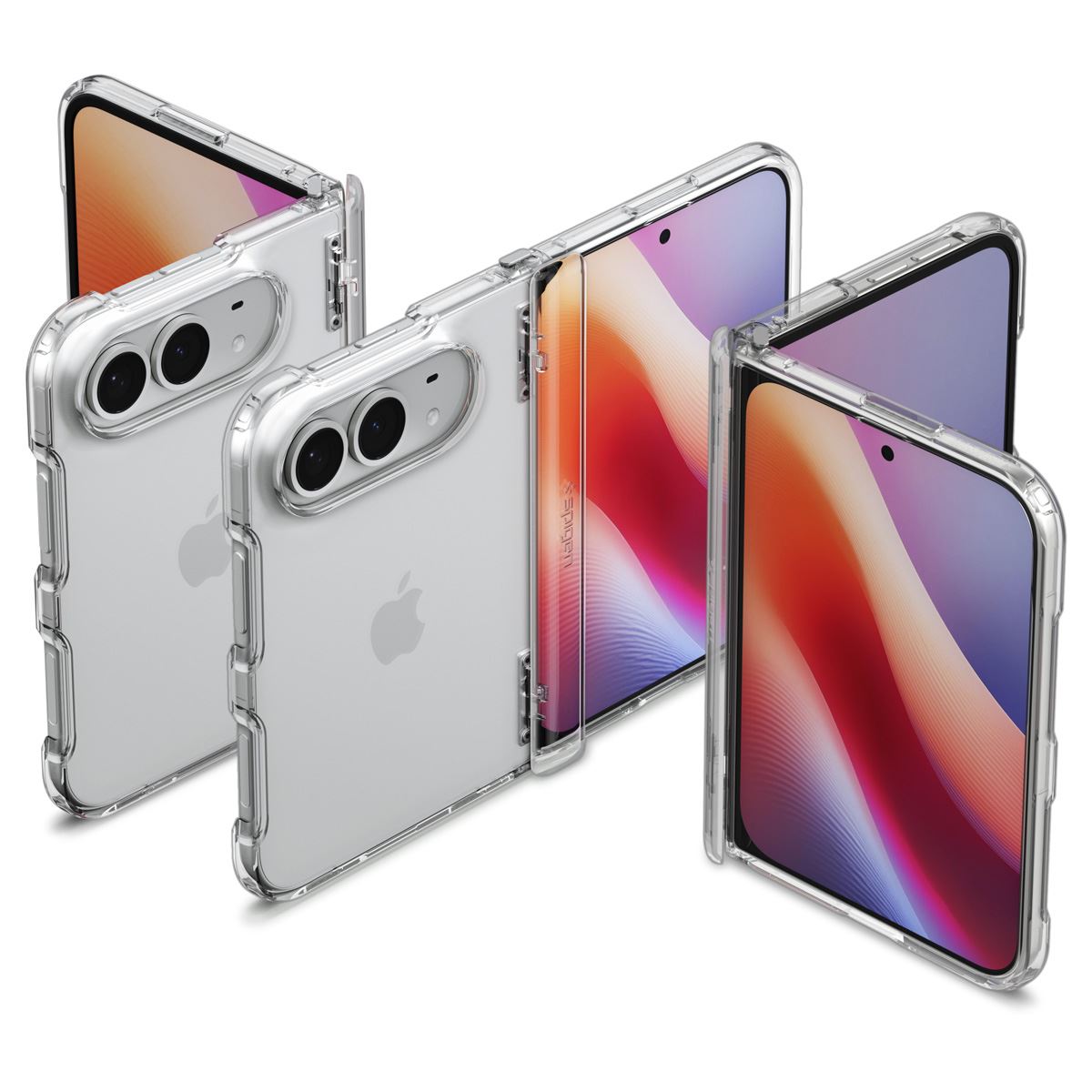Spigen Ultra Hybrid Pro, crystal clear - iPhone Duo (8)