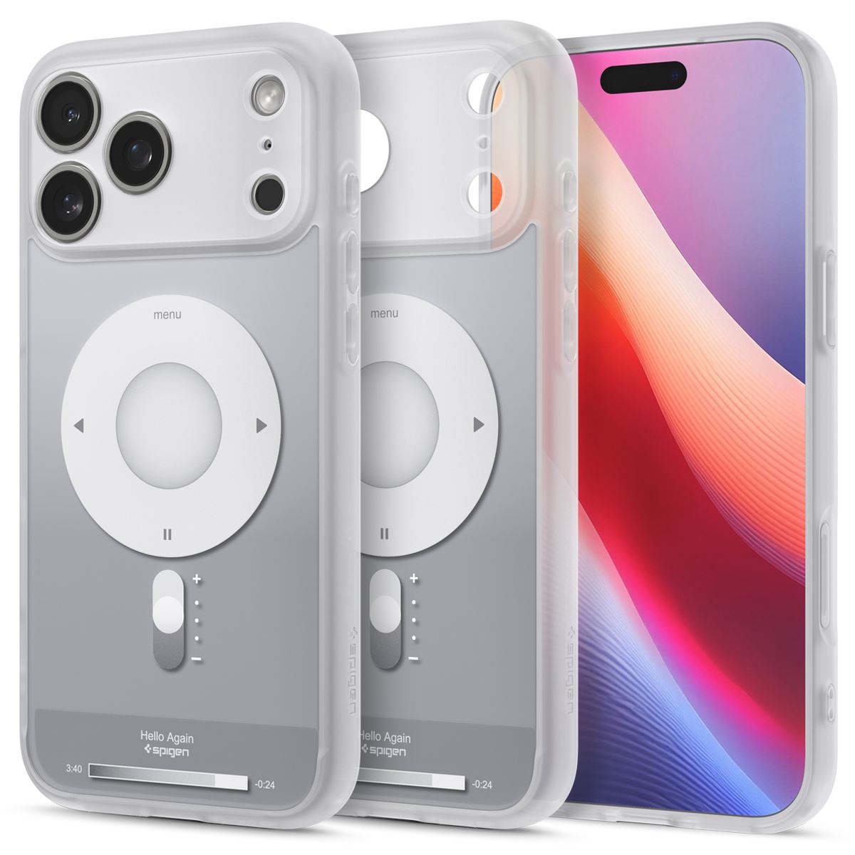 Spigen Ultra Hybrid MagSafe, classic silver - iPhone 17 Pro