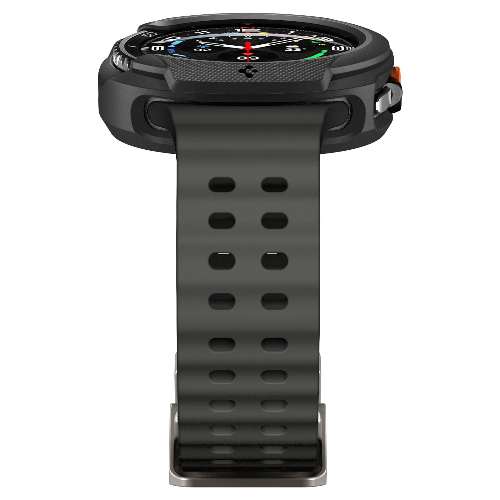 Spigen Liquid Air, matte black - Samsung Galaxy Watch 8 Classic (46mm) (5)