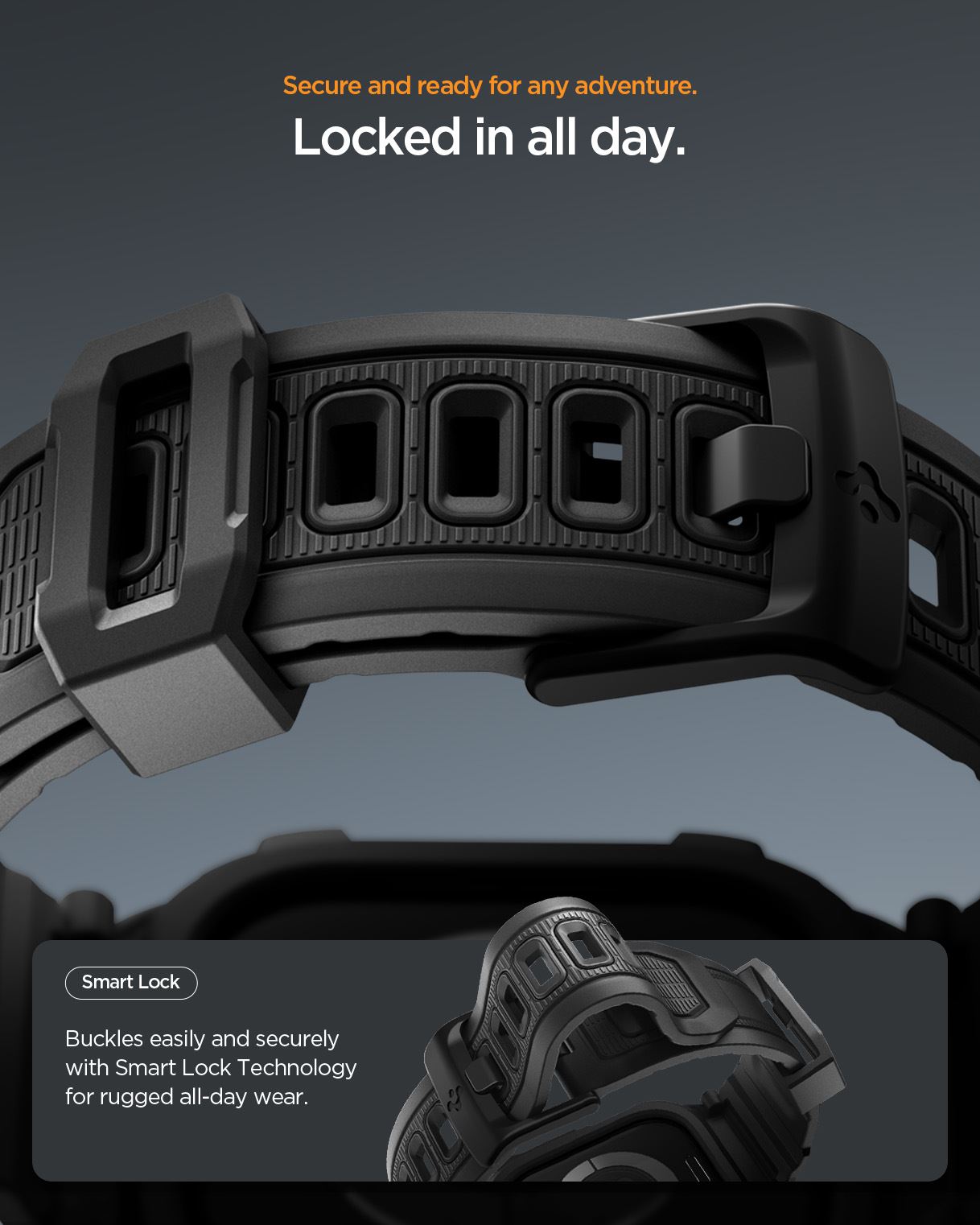 Spigen Rugged Armor Pro 2, matte black - Apple Watch 11 42mm (17)