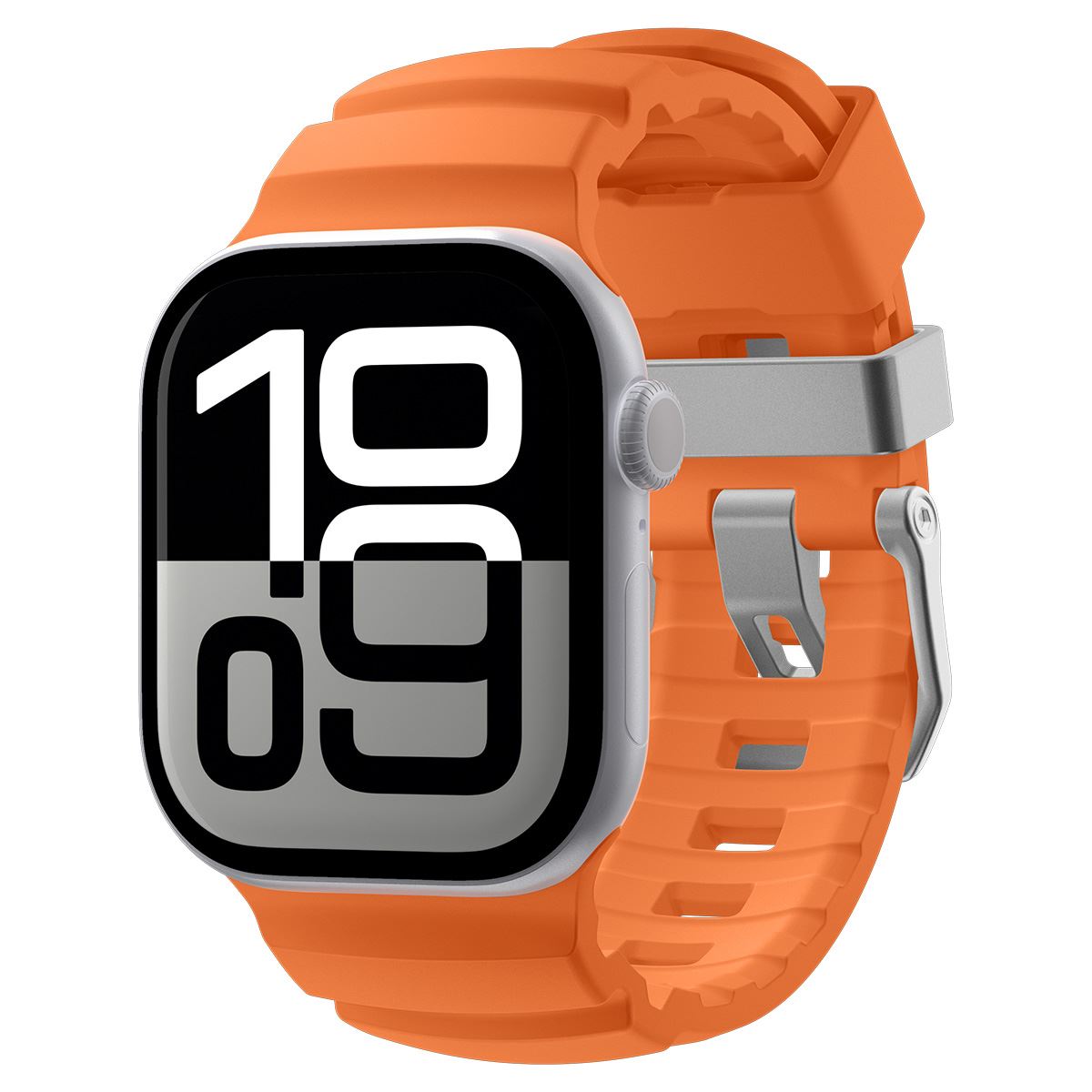 Spigen Silicone Band, orange - Apple Watch 49mm/46mm/45mm/44mm